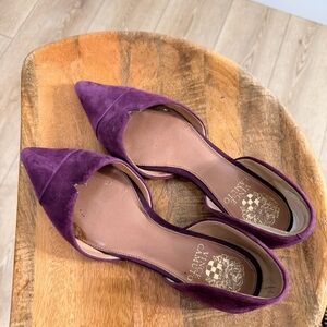 Vince Camuto Women's Plum Suede Loafers